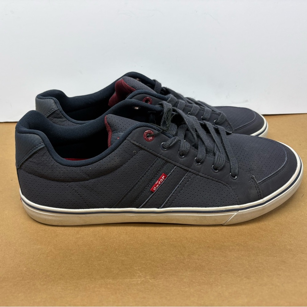 Mens Shoes Levi's Turner Sneakers Navy Blue Size 13 Lace Up Athletic Shoes